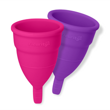Carregar imagem no visualizador da galeria, Kit Coletor Menstrual Fleurity - (2 unid.)