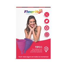 Carregar imagem no visualizador da galeria, Kit Coletor Menstrual Fleurity - (2 unid.)