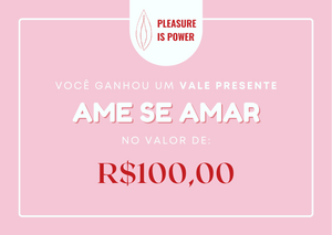 Cartão Presente Ame se Amar