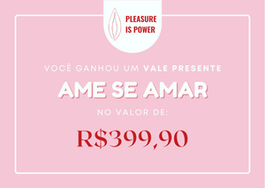 Cartão Presente Ame se Amar